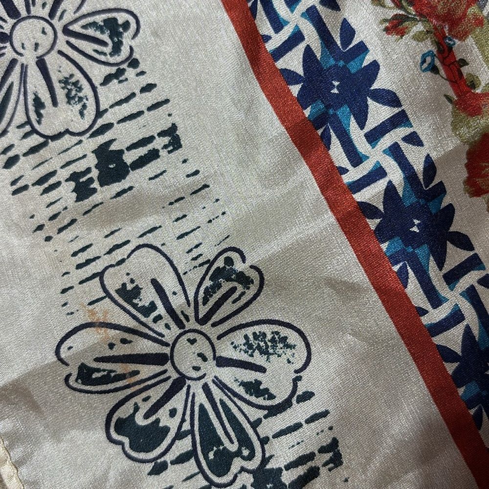 Johnny Was Multicolor Floral Scarf - Picture 10 of 11